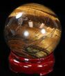Top Quality Polished Tiger's Eye Sphere #37594-1